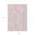 9' X 12' Blush And Pink Geometric Washable Indoor Outdoor Area Rug