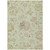 9' X 12' Artichoke Green Mint Green And Taupe Floral Washable Indoor Outdoor Area Rug