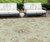 9' X 12' Artichoke Green Mint Green And Taupe Floral Washable Indoor Outdoor Area Rug
