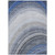 9' X 12' Blue Denim Blue And Navy Blue Abstract Washable Indoor Outdoor Area Rug