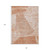 8' X 10' Salmon Copper And Ivory Abstract Washable Indoor Outdoor Area Rug