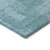 10' X 14' Aqua Teal Blue And Gray Abstract Washable Indoor Outdoor Area Rug