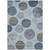 8' X 10' Blue And Gray Geometric Washable Indoor Outdoor Area Rug - Blue, Gray
