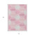 10' X 14' Pink And Gray Trellis Washable Indoor Outdoor Area Rug