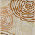 9' X 12' Terra Cotta Copper And Gold Abstract Washable Indoor Outdoor Area Rug