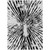 9' X 12' Ivory Black And Gray Abstract Washable Indoor Outdoor Area Rug