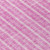 8' Blush And Ivory Round Striped Washable Indoor Outdoor Area Rug