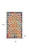 3' X 5' Orange Blue And Green Damask Non Skid Indoor Outdoor Area Rug - 606114458098