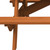 94" Brown Solid Wood Outdoor Picnic Table Home Accent