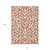 10' X 14' Salmon And Ivory Floral Washable Indoor Outdoor Area Rug