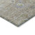 8' X 10' Beige Gray And Green Floral Washable Indoor Outdoor Area Rug