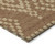 10' X 14' Brown And Beige Geometric Washable Indoor Outdoor Area Rug - 608219138271
