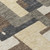 8' Brown And Taupe Round Abstract Washable Indoor Outdoor Area Rug Transitional Style - Brown, Taupe Color
