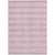 9' X 12' Pink Ivory And Gray Geometric Washable Indoor Outdoor Area Rug