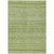 10' X 14' Fern Green And Sage Striped Washable Indoor Outdoor Area Rug