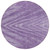 8' Purple And Ivory Round Abstract Washable Indoor Outdoor Area Rug Transitional Style - Purple, Ivory Color