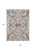 8' X 10' Taupe And Ivory Damask Washable Indoor Outdoor Area Rug