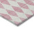 9' X 12' Pink And Ivory Geometric Washable Indoor Outdoor Area Rug