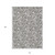 10' X 14' Ivory And Gray Floral Washable Indoor Outdoor Area Rug