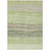 10' X 14' Artichoke Green And Taupe Striped Washable Indoor Outdoor Area Rug