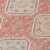 9' X 12' Salmon And Beige Floral Washable Indoor Outdoor Area Rug