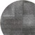 8' Gray Charcoal And Ivory Round Abstract Washable Indoor Outdoor Area Rug - 608219146627