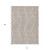 10' X 14' Taupe and Ivory Geometric Washable Non Skid Indoor Outdoor Area Rug