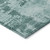 9' X 12' Teal Blue And Ivory Abstract Washable Indoor Outdoor Area Rug Transitional Style - Teal Blue, Ivory Color