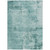 9' X 12' Teal Blue And Ivory Abstract Washable Indoor Outdoor Area Rug Transitional Style - Teal Blue, Ivory Color