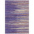 10' X 14' Purple Copper And Ivory Striped Washable Indoor Outdoor Area Rug