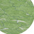 8' Green Blue And Ivory Round Abstract Washable Indoor Outdoor Area Rug