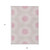 9' X 12' Pink Blush And Ivory Floral Medallion Washable Indoor Outdoor Area Rug