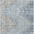 9' X 12' Denim Blue And Beige Geometric Washable Indoor Outdoor Area Rug