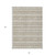 8' X 10' Beige And Ivory Southwestern Washable Indoor Outdoor Area Rug