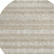 8' Beige And Ivory Round Southwestern Washable Indoor Outdoor Area Rug