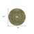 8' Olive Green Gray And Ivory Round Tribal Washable Indoor Outdoor Area Rug