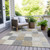 10' X 14' Beige And Gray Geometric Washable Indoor Outdoor Area Rug - Beige, Gray
