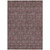 10' X 14' Merlot Gray And Taupe Floral Washable Indoor Outdoor Area Rug