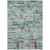 8' X 10' Artichoke Green Charcoal And Purple Striped Washable Indoor Outdoor Area Rug