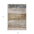 8' X 10' Beige Brown And Gray Abstract Washable Indoor Outdoor Area Rug Transitional Style - Beige, Brown, Gray Color
