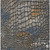 9' X 12' Charcoal Brown And Copper Abstract Washable Indoor Outdoor Area Rug