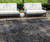 10' X 14' Charcoal Gray And Silver Abstract Washable Indoor Outdoor Area Rug Transitional Style - Charcoal, Gray, Silver Color