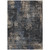10' X 14' Charcoal Gray And Silver Abstract Washable Indoor Outdoor Area Rug Transitional Style - Charcoal, Gray, Silver Color