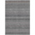9' X 12' Gray Striped Washable Non Skid Indoor Outdoor Area Rug