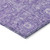 10' X 14' Plum And Lavender Floral Washable Indoor Outdoor Area Rug