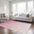 9' X 12' Pink And Ivory Ombre Washable Indoor Outdoor Area Rug