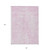8' X 10' Pink And Ivory Geometric Washable Indoor Outdoor Area Rug