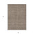 9' X 12' Brown And Beige Geometric Washable Indoor Outdoor Area Rug Transitional Style - Brown, Beige Color