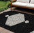 9' X 12' Black Gray And Ivory Oriental Washable Indoor Outdoor Area Rug