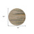 8' Taupe Copper And Green Round Striped Washable Indoor Outdoor Area Rug